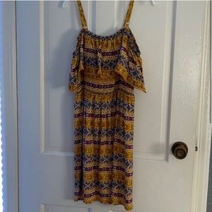 NWT yellow juniors size small sundress!